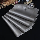Placemat fashion pvc dining table mat disc pads bowl pad coasters waterproof