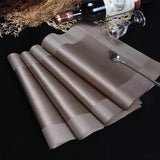 Placemat fashion pvc dining table mat disc pads bowl pad coasters waterproof