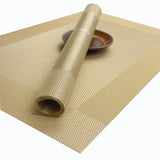 Placemat fashion pvc dining table mat disc pads bowl pad coasters waterproof