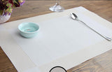 Placemat fashion pvc dining table mat disc pads bowl pad coasters waterproof