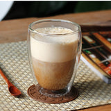 Heat Resistant Double Wall Tea Glass Cup