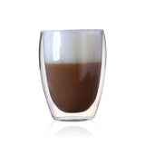 Heat Resistant Double Wall Tea Glass Cup