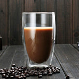 Heat Resistant Double Wall Tea Glass Cup