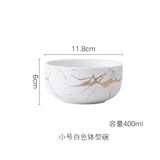 Best Gold Marble Glazes Ceramic Party Tableware Set