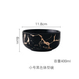 Best Gold Marble Glazes Ceramic Party Tableware Set