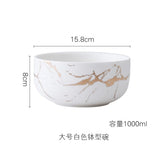 Best Gold Marble Glazes Ceramic Party Tableware Set