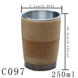 500ml Coffee Mugs Stainless Steel Tumbler Thermocup Drinking tea milk Thermos bamboo