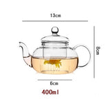 High quality Heat Resistant Glass Flower Tea Pot,