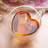 Heat Resistant Double Wall Tea Glass Cup
