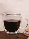 Heat Resistant Double Wall Tea Glass Cup