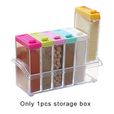 Kitchen Seasoning Bottles Jars Boxes Plastic