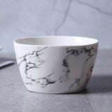 Marble pattern china Porcelain Dinner Dining Snacks Desserts Salad Fruit Plate Serving Dish Tableware Dinnerware Microwave safe