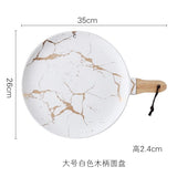 Best Gold Marble Glazes Ceramic Party Tableware Set