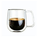 Heat Resistant Double Wall Tea Glass Cup