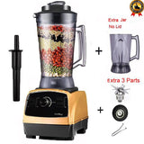 2800W BPA free 3.3HP 4L 8blade Heavy Duty Commercial Blender Professional Power Blender Mixer Juicer Food Processor Japan Blade
