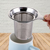 Reusable Stainless Steel Mesh Tea Infuser Tea Strainer Teapot Tea Leaf Spice Filter Drinkware