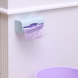 Self-adhesive wall-mounted garbage bags