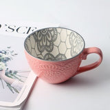 Ceramic Hand Painted Coffee Cup