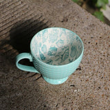 Ceramic Hand Painted Coffee Cup