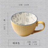 Ceramic Hand Painted Coffee Cup
