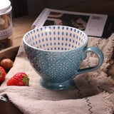 Ceramic Hand Painted Coffee Cup