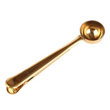Urijk Multifunction  Kitchen Supplies Coffee Scoop With Clip Stainless Steel Tea Coffee Measuring Cup Coffee Scoop Spoon