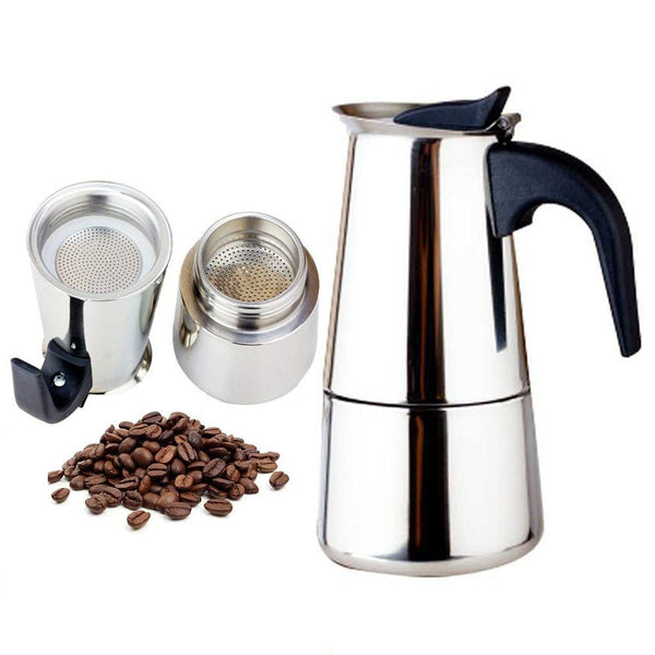 Large Capacity Stainless steel  Coffee Maker Stovetop
