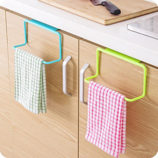Kitchen Organizer Towel Rack Hanging Holder Bathroom