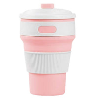 Hot New Folding Silicone Portable Silicone Telescopic Drinking Collapsible coffee cup