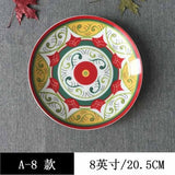 8 inches Retro European style tableware