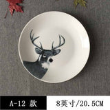 8 inches Retro European style tableware