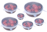 Reusable silicon stretch lids universal lid Silicone food