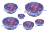 Reusable silicon stretch lids universal lid Silicone food